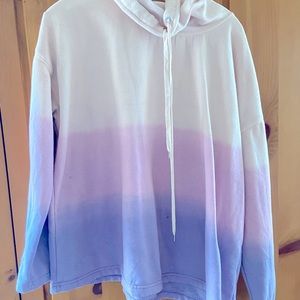 Illusion hood sweatshirt